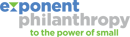 Exponent Philanthropy Logo
